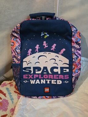 LEGO Kids Navy & Pink Space Explorers Wanted Backpack